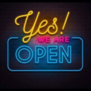 We are now OPEN FINALLY
